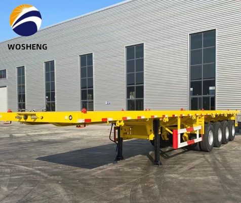 Ritiratore per camion da 40 piedi con tre assi e 50 tonnellate di carico