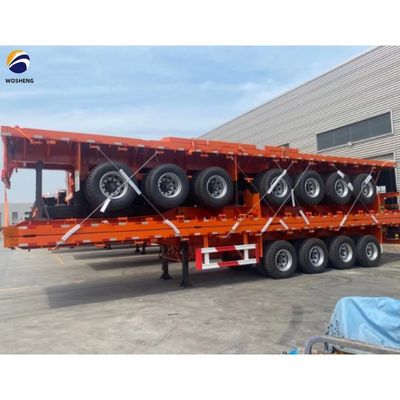 Ritiratore per camion da 40 piedi con tre assi e 50 tonnellate di carico