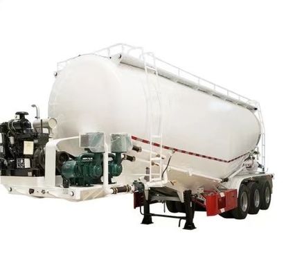 Cisterna semirimorchio personalizzabile in alluminio sfuso cemento pneumatico per la funzione del camion