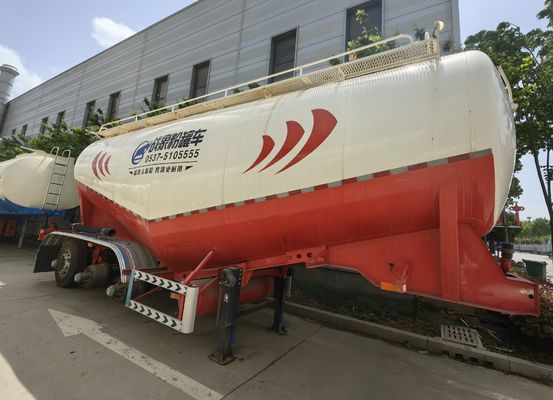 Cisterna semirimorchio personalizzabile in alluminio sfuso cemento pneumatico per la funzione del camion