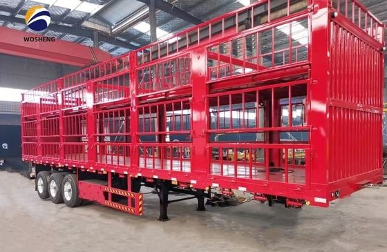 Camion con recinzione alta, semirimorchio 12400x2500x3650mm, carico massimo 30000 kg