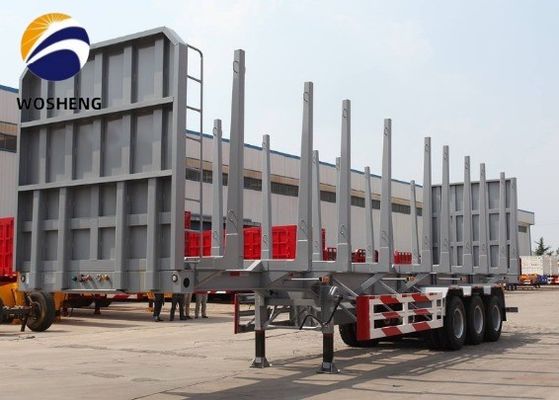 3 assi Flatbed Truck Trailer La scelta migliore per il trasporto di container da 20 piedi e 40 piedi