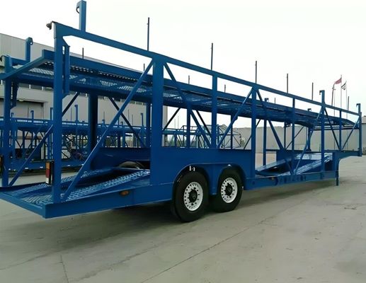 Acciaio 2/3 Asse 8 Posizione Car Carrier Semi-Retrailer con -Prodotto Air Drum Brake System