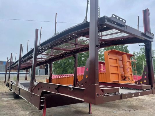 2 assi di sospensione meccanica forzata semirimorchio per il trasporto di autoveicoli