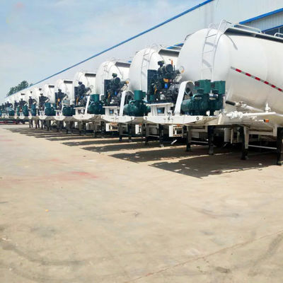 3 assi di alluminio legato di cemento serbatoio pneumatico semirimorchio serbatoio di carburante camion rimorchi