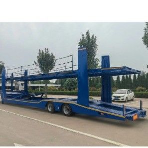 Semi-remorchi in acciaio a doppio ponte veicolo di trasporto auto per lunghe distanze