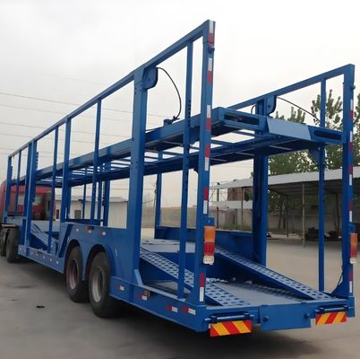 Semi-remorchi in acciaio a doppio ponte veicolo di trasporto auto per lunghe distanze