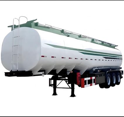 13000*2550*3780mm Isolamento in acciaio al carbonio Cisterna del carburante Semi rimorchio con pneumatici 12R22.5