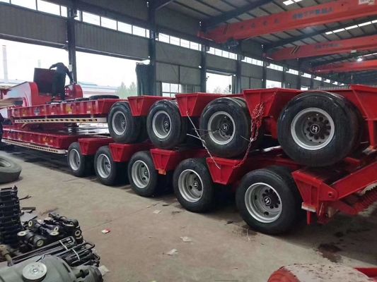 Sistema di frenatura a doppia linea 40T-100T rimorchio per container in acciaio per il trasporto di merci pesanti