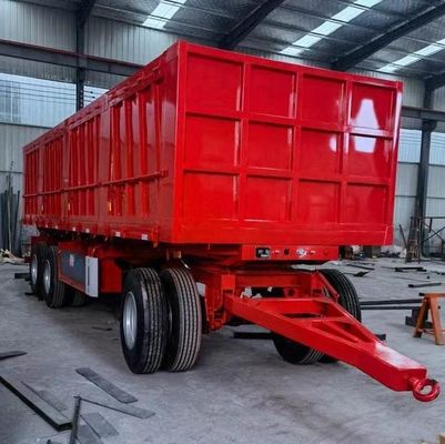 40-100 tonnellate Dolly Full Truck Trailer con parete laterale per carichi pesanti