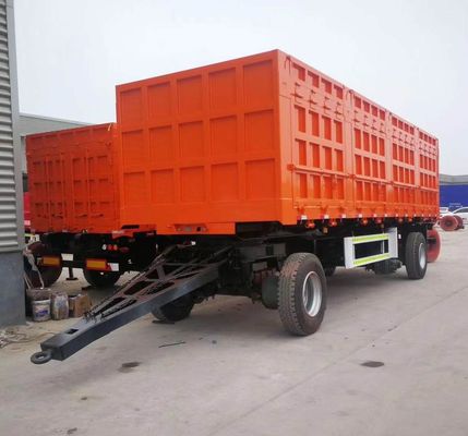 40-100 tonnellate Dolly Full Truck Trailer con parete laterale per carichi pesanti