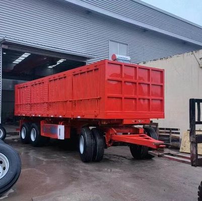 40-100 tonnellate Dolly Full Truck Trailer con parete laterale per carichi pesanti