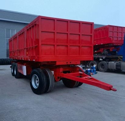 40-100 tonnellate Dolly Full Truck Trailer con parete laterale per carichi pesanti