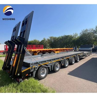 30-150 tonnellate rimorchio per camion semirimorchio a letto basso semirimorchio lowboy per attrezzature pesanti