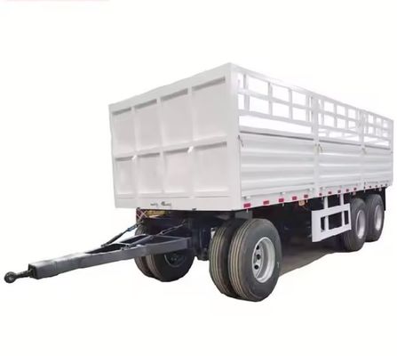 3 Assi di trazione di attrezzatura Dolly Full Truck Trailer con recinzione di palo richiesta del cliente
