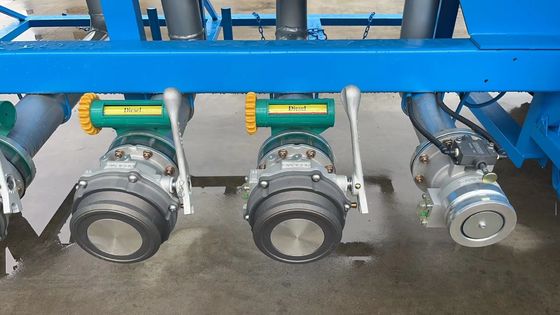 Semi-remolchio con serbatoio di carburante in lega di alluminio CBM