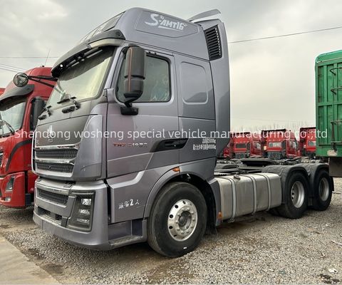 Sinotruk in acciaio Usato 6x4 a mano sinistra Howo 371 375 Trattor Truck Diesel Carburante manuale Motore Weichai