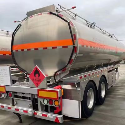 45000 litri di alluminio legato acciaio inossidabile serbatoio del carburante semirimorchio con 2/3 assi