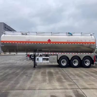 45000 litri di alluminio legato acciaio inossidabile serbatoio del carburante semirimorchio con 2/3 assi