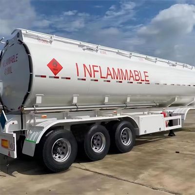 Acciaio inossidabile 3 assi Camion petrolifero semirimorchi Cisterna da 4000 a 45000 litri