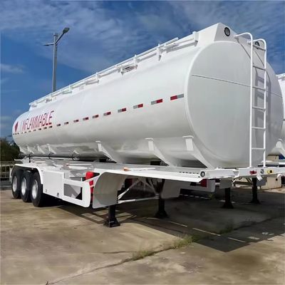 Acciaio inossidabile 3 assi Camion petrolifero semirimorchi Cisterna da 4000 a 45000 litri