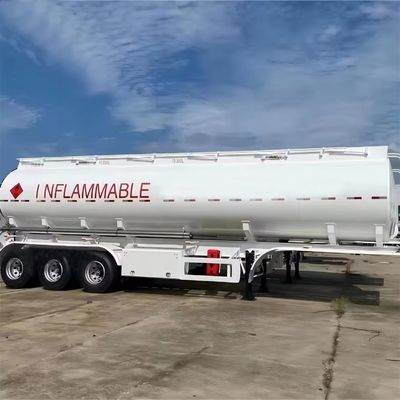 Acciaio inossidabile 3 assi Camion petrolifero semirimorchi Cisterna da 4000 a 45000 litri