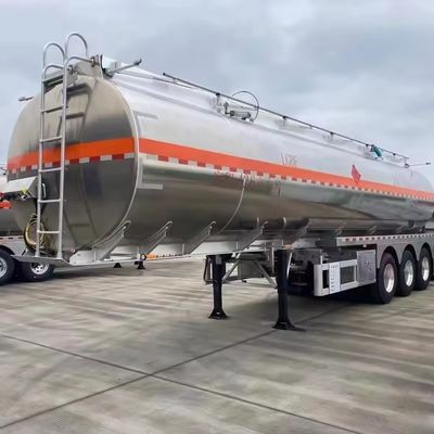Acciaio inossidabile 3 assi Camion petrolifero semirimorchi Cisterna da 4000 a 45000 litri