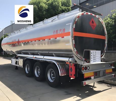 Semi-remorco per petroliere 4200L in acciaio al carbonio, acciaio inossidabile o lega di alluminio