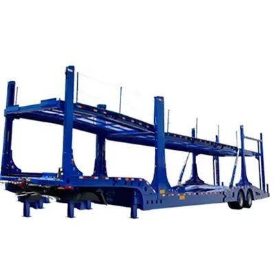 Camion rimorchio Wosheng 2 assi rimorchio di trasporto auto doppio ponte semirimorchio di trasporto auto
