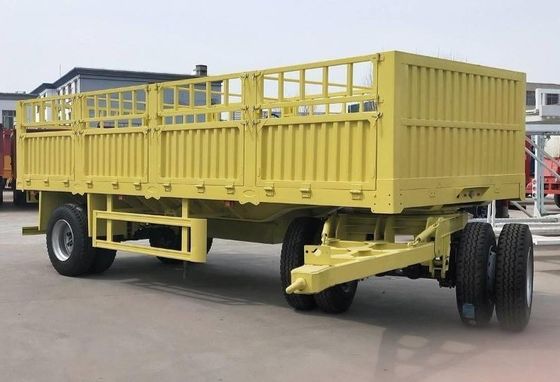 500 mm Q345 Bar di tiro in acciaio al carbonio Recinzione Full Trailer con 3 assi 40-100 tonnellate di capacità