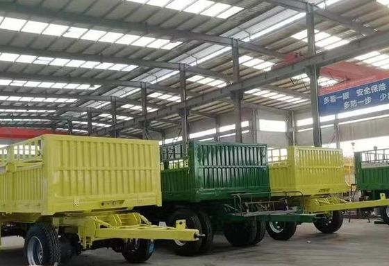 500 mm Q345 Bar di tiro in acciaio al carbonio Recinzione Full Trailer con 3 assi 40-100 tonnellate di capacità