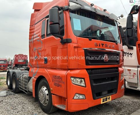 Usato a sinistra 6x4 Capo del camion 350-450 CV Camion-trattore con capacità 31-40 T