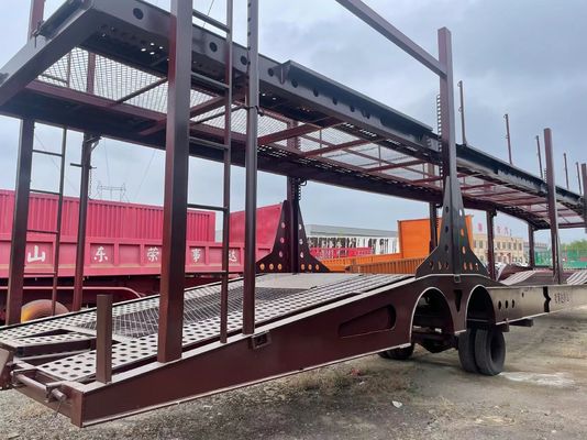 6-10 unità auto a doppio ponte camion rimorchio migliore per il trasporto auto