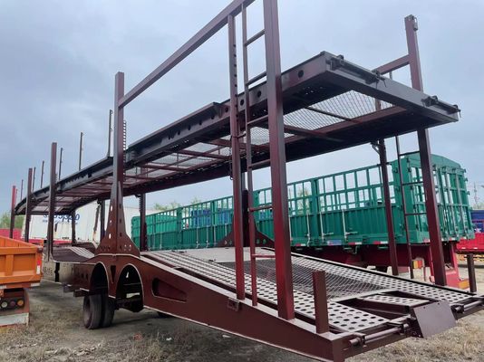 6-10 unità auto a doppio ponte camion rimorchio migliore per il trasporto auto
