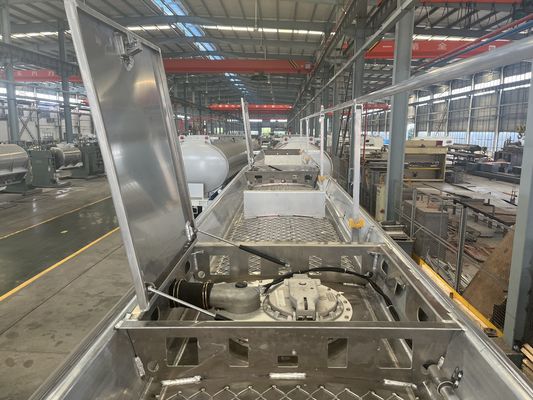 Progettazione 15000L 60000L 2/3/4 assi olio combustibile Benzina/kerosene/serbatoio diesel semirimorchio