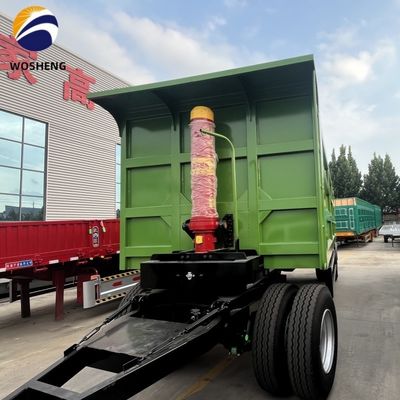 500 mm Q345 Bar di tiro in acciaio al carbonio Parete laterale Full Trailer per 40-100 tonnellate di capacità di carico