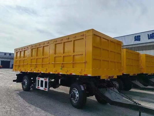 500 mm Q345 Bar di tiro in acciaio al carbonio Parete laterale Full Trailer per 40-100 tonnellate di capacità di carico