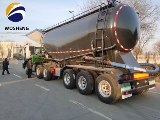 V tipo 3 assi 45-60cbm cisterna di cemento sfuso semirimorchio per il trasporto di cemento secco