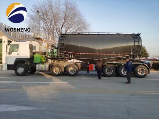 V tipo 3 assi 45-60cbm cisterna di cemento sfuso semirimorchio per il trasporto di cemento secco