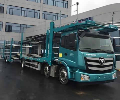 9.8 T leggero 2 assi a doppio ponte semirimorchio per il trasporto di automobili