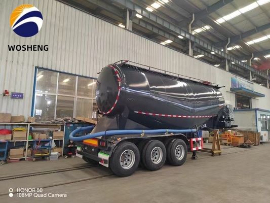 V tipo 3 assi 45-60cbm cisterna di cemento sfuso semirimorchio per il trasporto di grande capacità