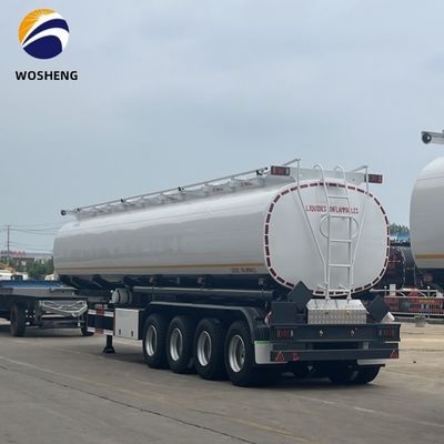 Carico massimo 60 tonnellate 3 assi 42 45 50 CBM Polvere di trasporto di cemento a sfera Cisterna semirimorchio