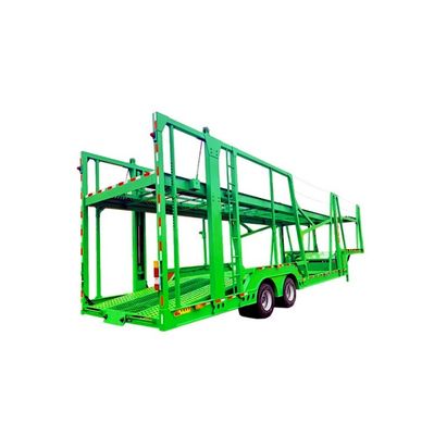 Camion rimorchio WS 2 assi in acciaio portaauto semirimorchio a due piani veicolo auto rimorchio
