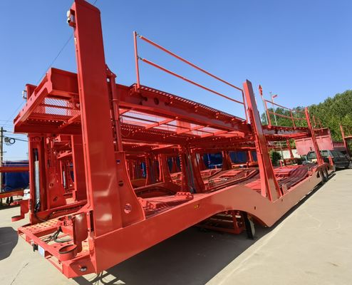 WS Veicolo Due SAF Assi 8 Auto Trasporto rimorchio Car Car Carrier Hauler Trailer per la Russia