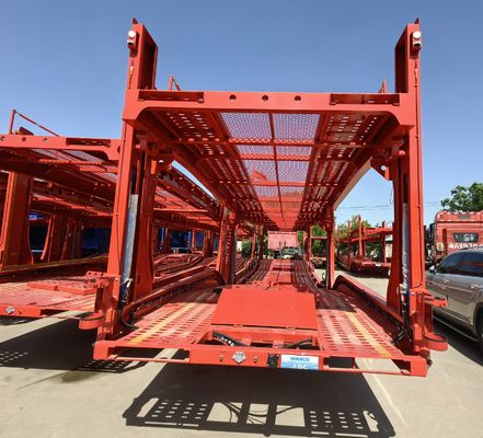 WS Veicolo Due SAF Assi 8 Auto Trasporto rimorchio Car Car Carrier Hauler Trailer per la Russia