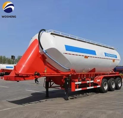 3 assi 45 50 60 cm3 Fly Ash Silo Cement Tanker Trailer con pressione di lavoro di 2,5 bar