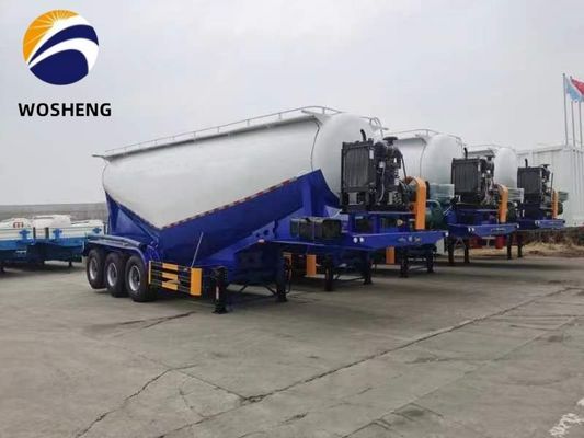 3 assi 45-60cbm Cement Tanker Semi rimorchio con motore diesel Deutz/Huafeng/Weichai
