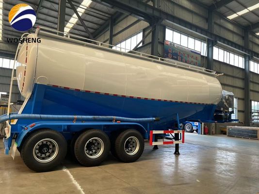 3 assi 45-60cbm Cement Tanker Semi rimorchio con motore diesel Deutz/Huafeng/Weichai