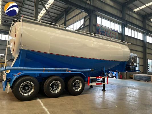 3 assi 45-60cbm Cement Tanker Semi rimorchio con motore diesel Deutz/Huafeng/Weichai