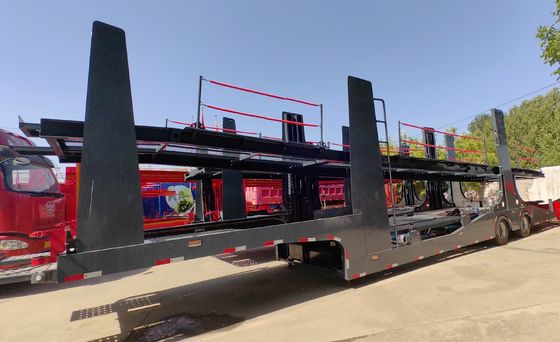 8.25x22.5 Cerchiera in acciaio a doppio piano Carrier Semi trailer per veicoli personalizzati